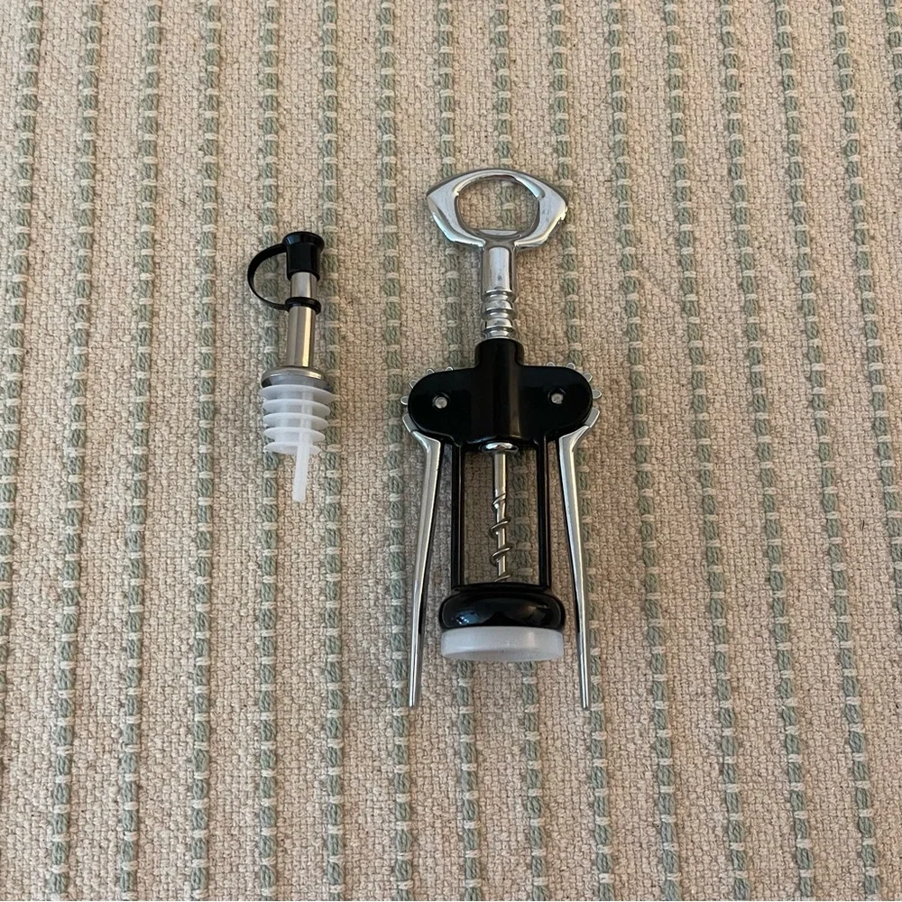 Wine Bottle Opener & Bottle Pourer - Set